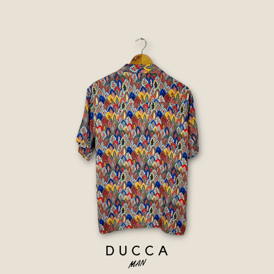 Camisa Hawaiana Exotic Kaleidoscope - DUCCA Camisas Hawaianas S DUCCA