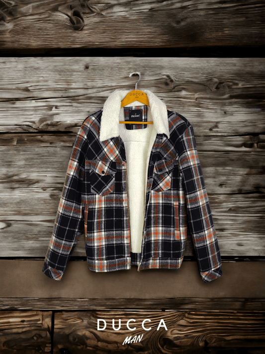 Chaqueta Borrego Rústica - DUCCA S / Negro - Marrón DUCCA