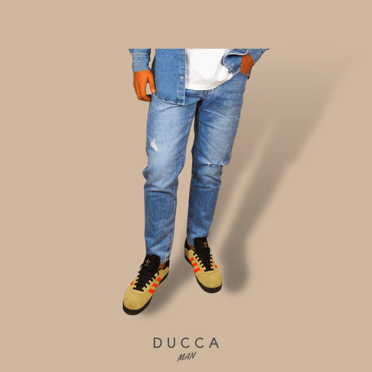 Vaqueros Rotos Rectos Cloud - DUCCA Default Title DUCCA