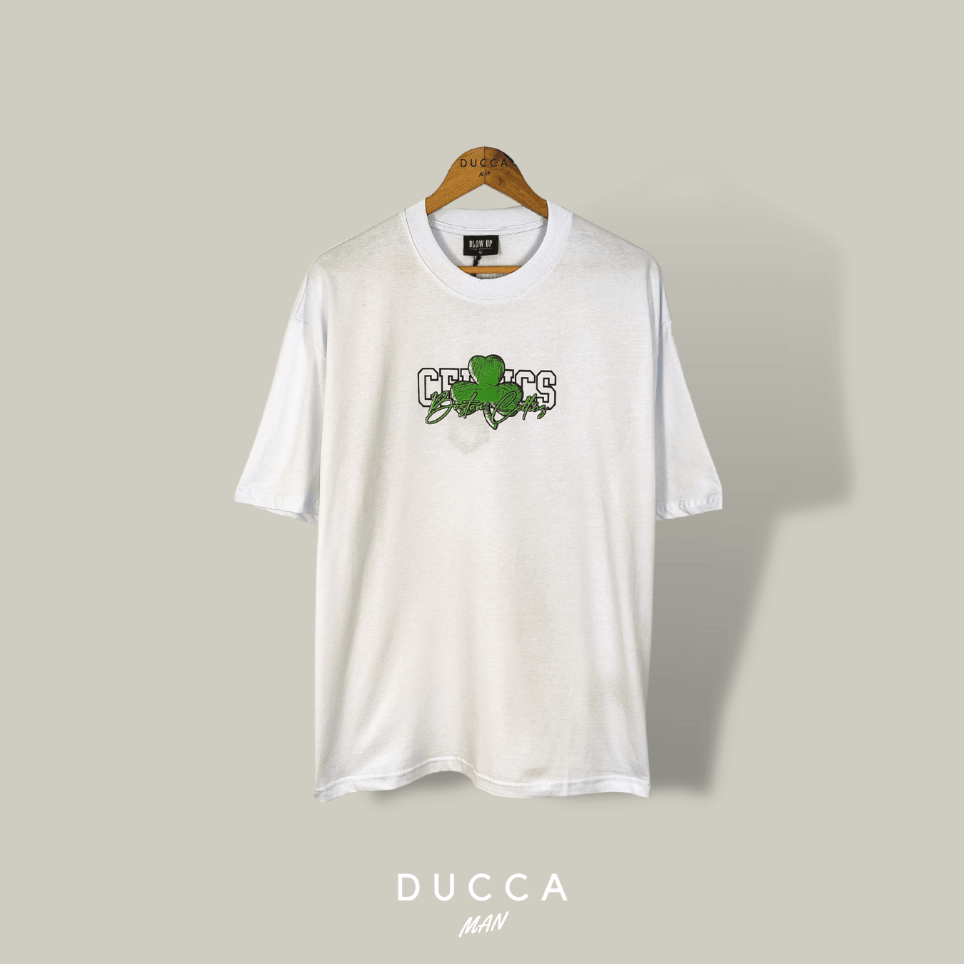 Camiseta Oversized Boston Celtics - DUCCA Camisetas Oversized S DUCCA