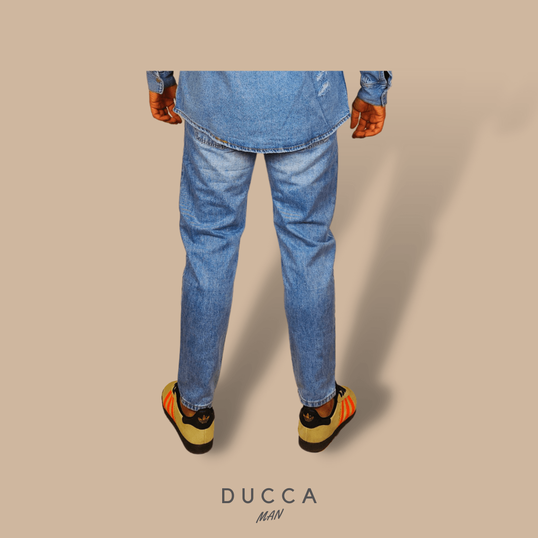 Vaqueros Rotos Rectos Cloud - DUCCA Default Title DUCCA