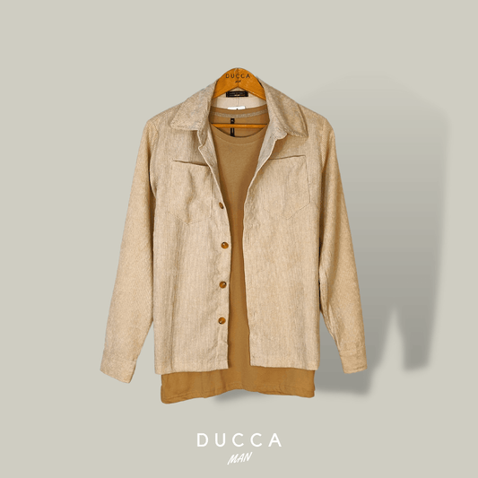 Sobrecamisa de Pana Fina - DUCCA S / Beige DUCCA