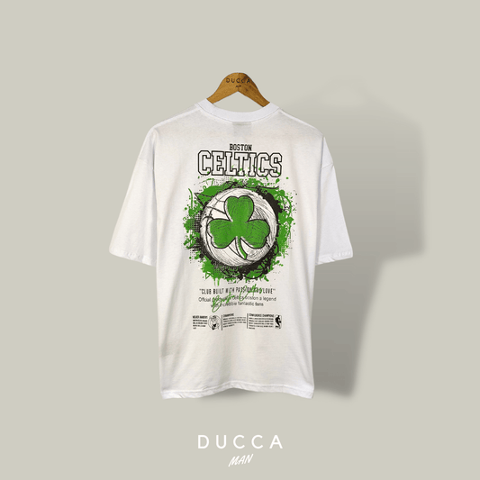 Camiseta Oversized Boston Celtics - DUCCA Camisetas Oversized S DUCCA