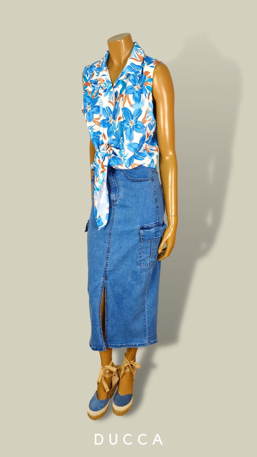 Blusa Flores del cielo - DUCCA Default Title DUCCA