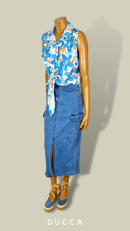 Blusa Flores del cielo - DUCCA Default Title DUCCA
