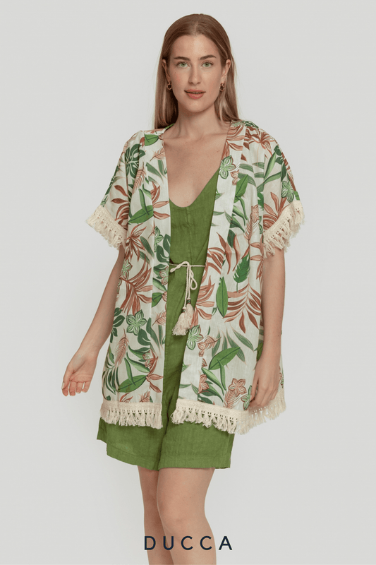 Kimono Armonías Verde - DUCCA