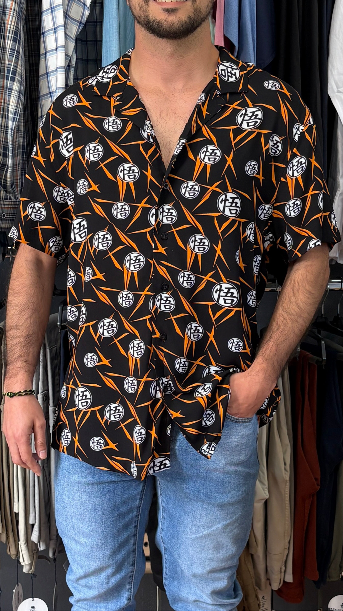 Hawaiana Dragon Ball Z – ¡Luce tu Ki con Estilo!