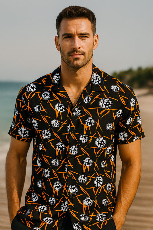 Hawaiana Dragon Ball Z – ¡Luce tu Ki con Estilo!