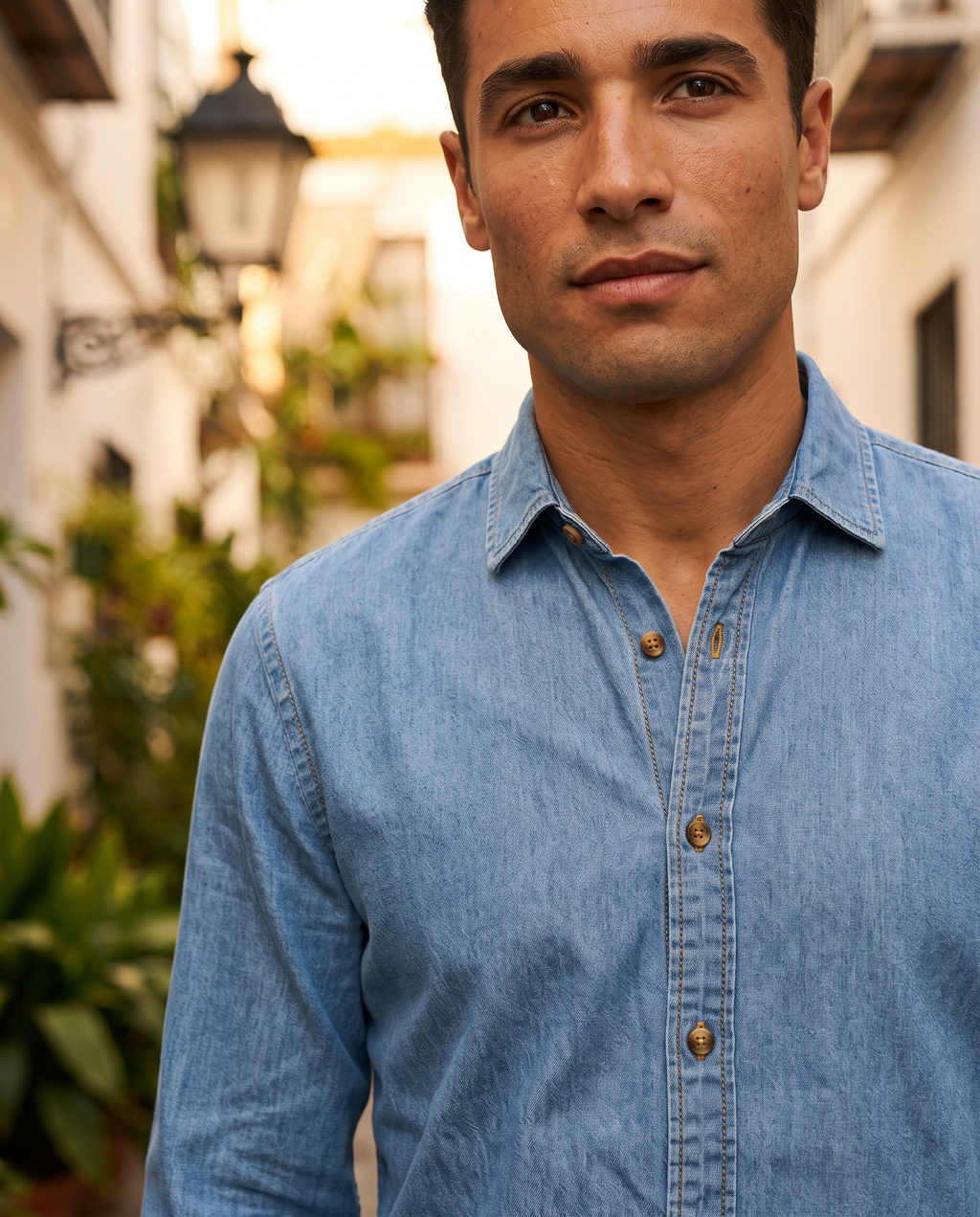 Camisa Chambray Vaquera