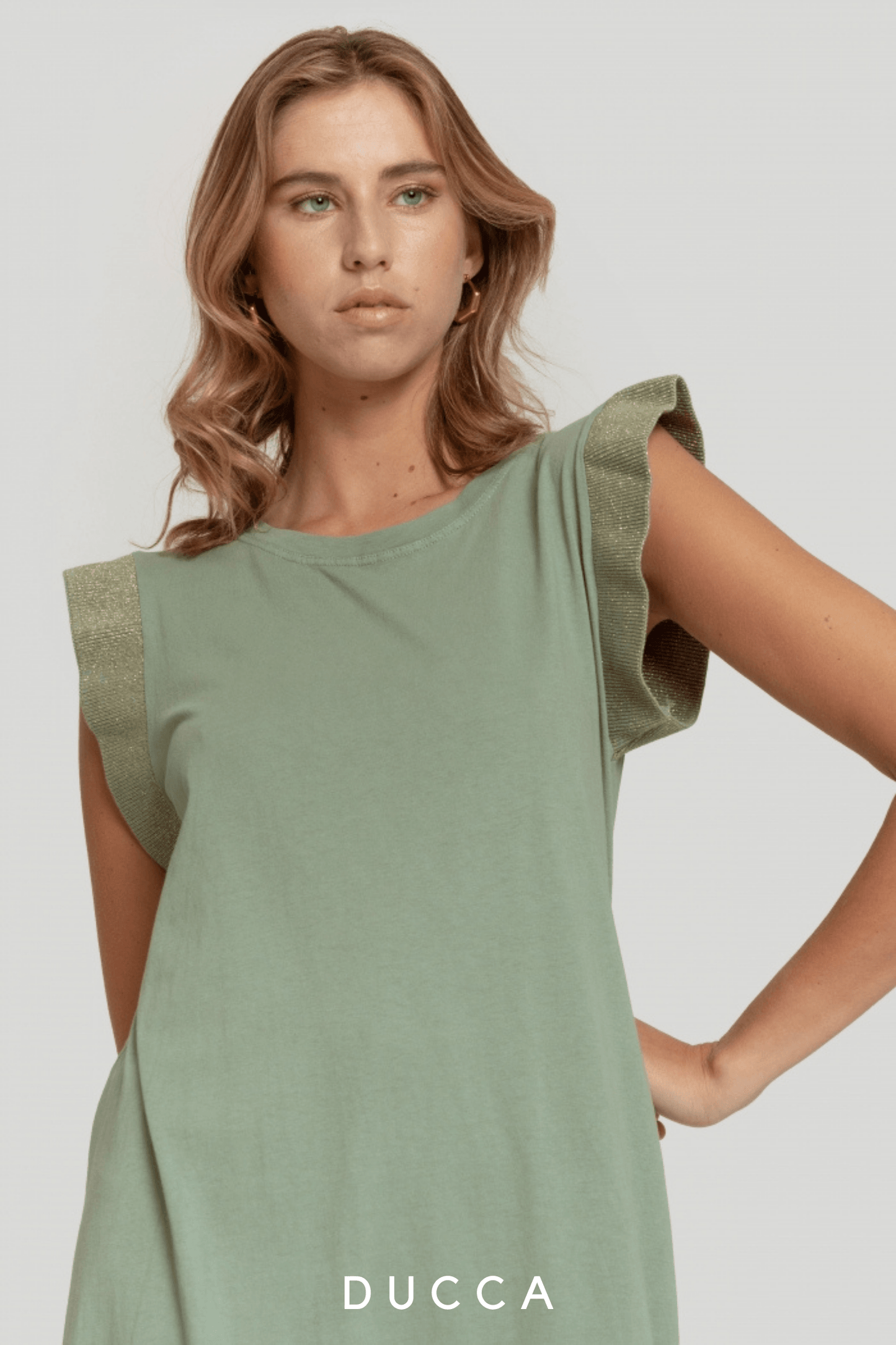 Vestido Eleganza Effortless Verde - DUCCA