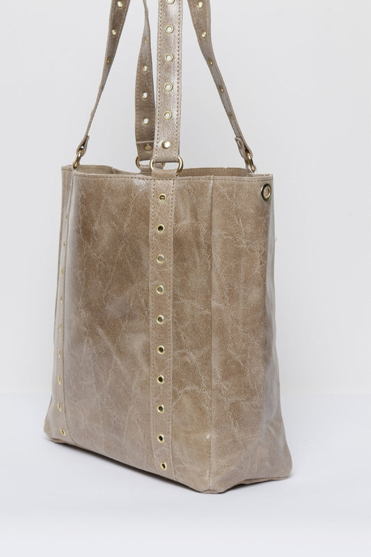 Bolso Elegancia Shopper Caqui