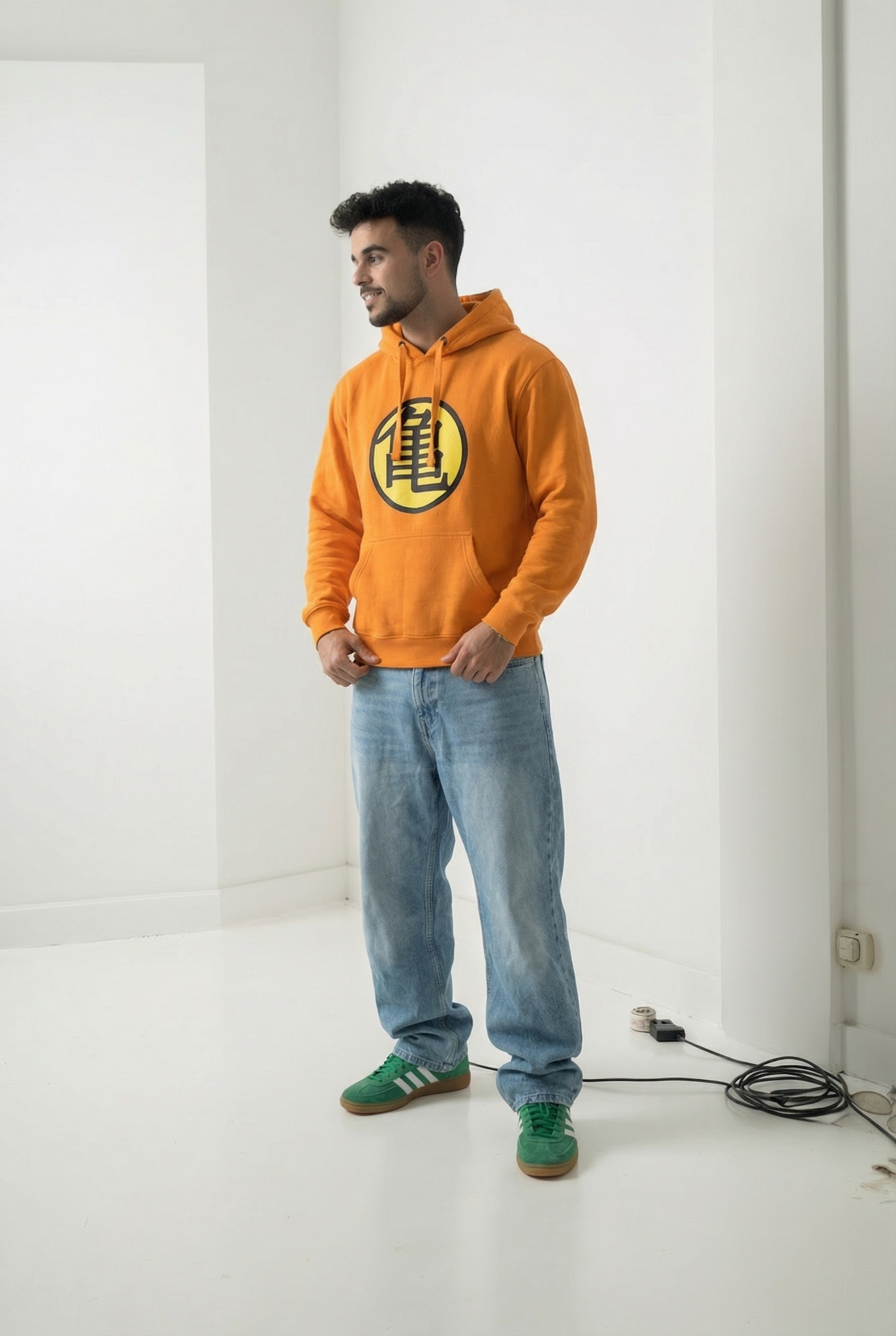 Sudadera Premium Dragon Ball - Símbolo Kame Naranja