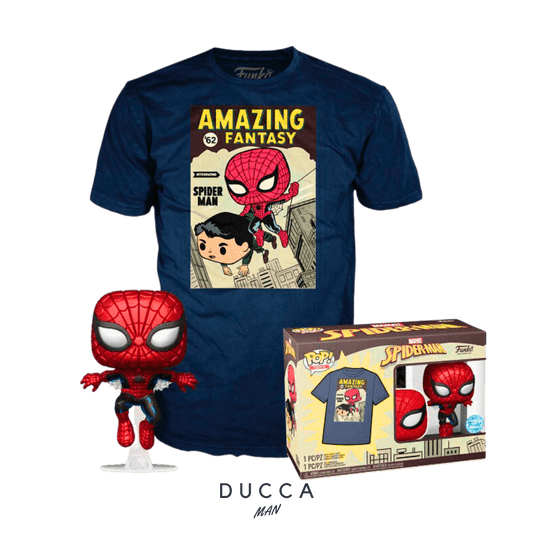 Camiseta Amazing Spider-Man + Figura Funko - DUCCA