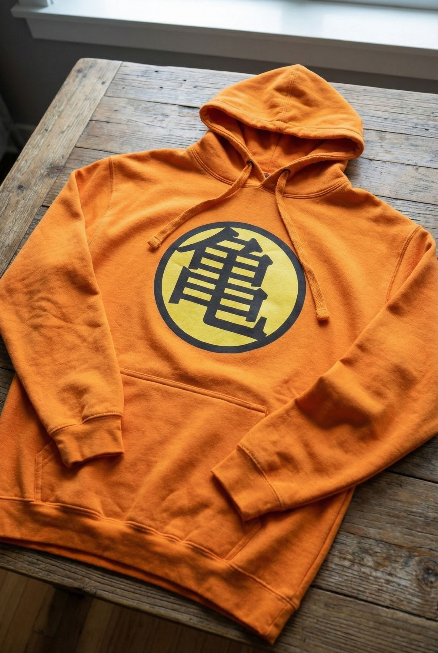 Sudadera Premium Dragon Ball - Símbolo Kame Naranja