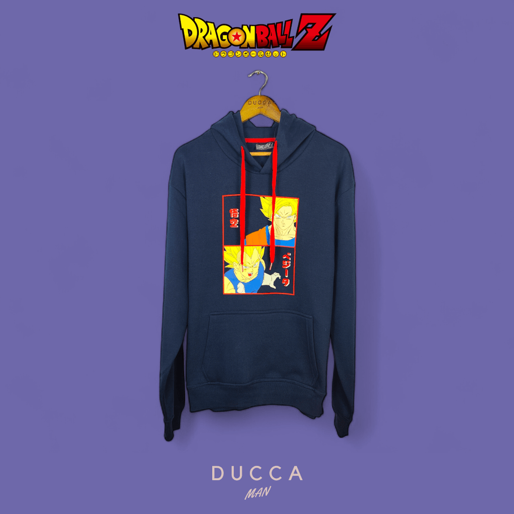 Sudadera Dragón Ball Goku & Vegeta - DUCCA Sudaderas Hombre S DUCCA