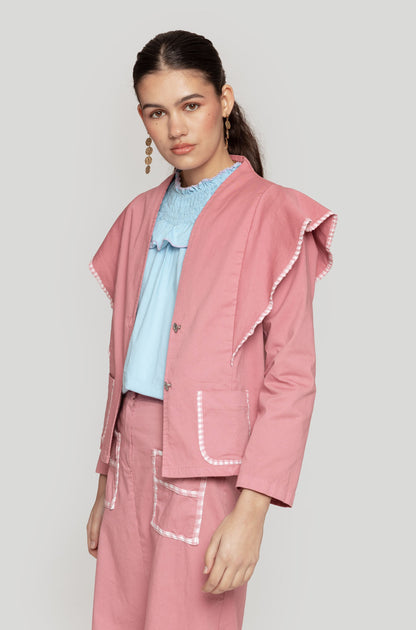 Chaqueta Albora Elegante Rosa