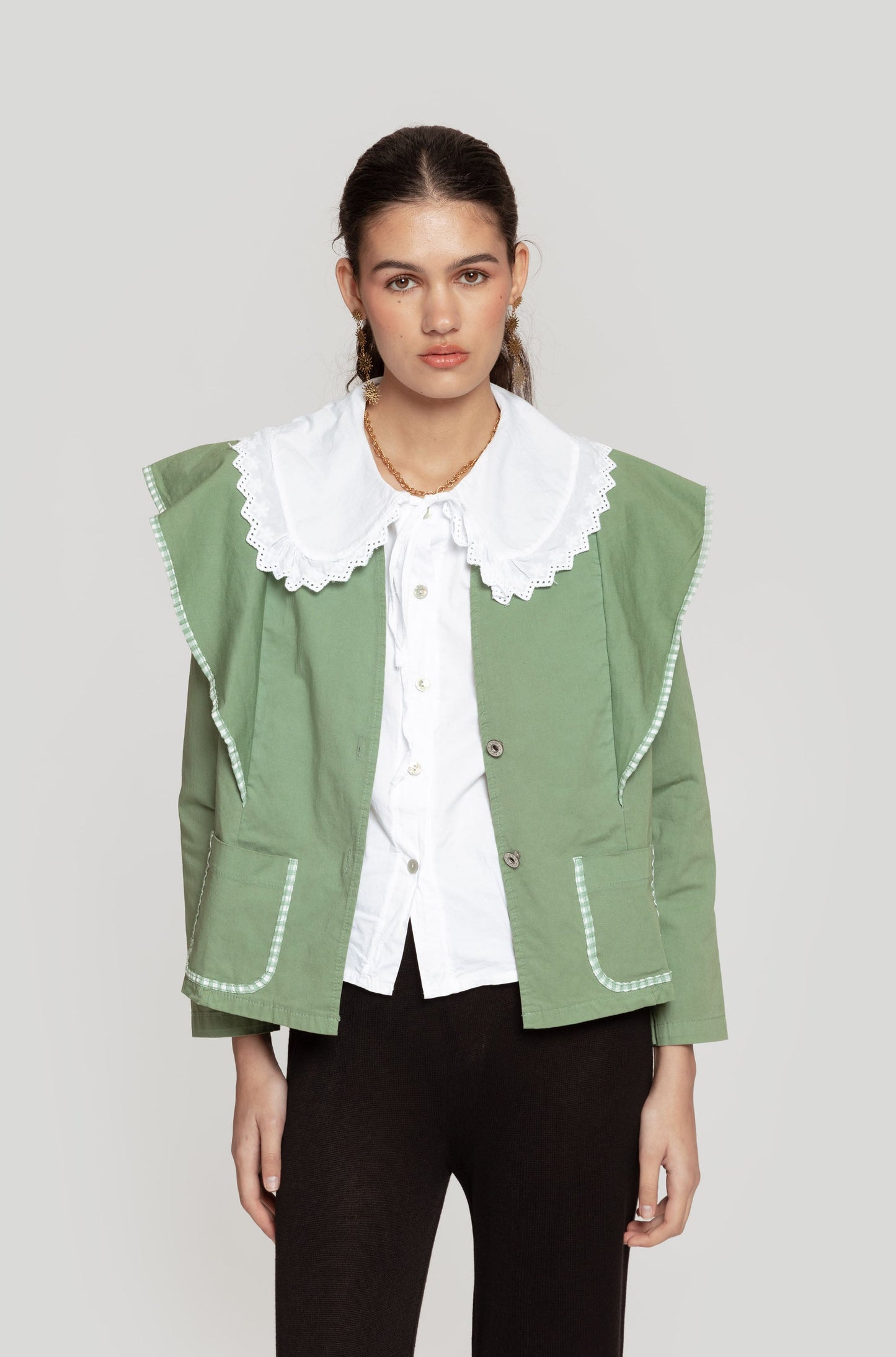 Chaqueta Albora Elegante Verde