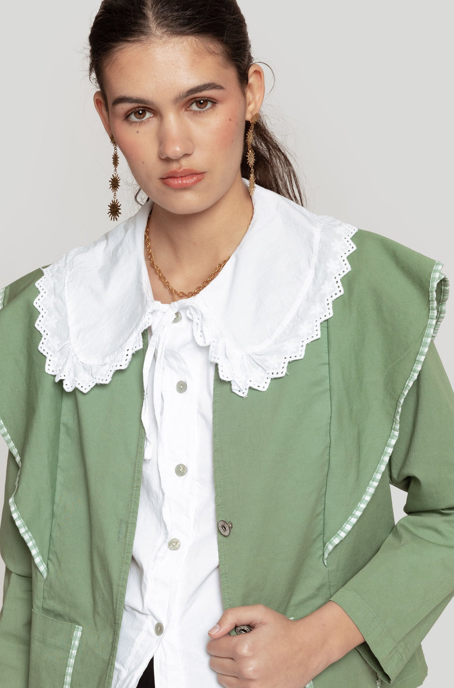 Chaqueta Albora Elegante Verde