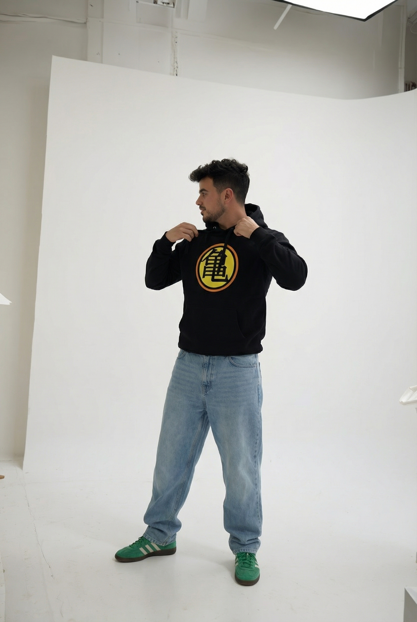 Sudadera Premium Dragon Ball - Símbolo Kame Negro