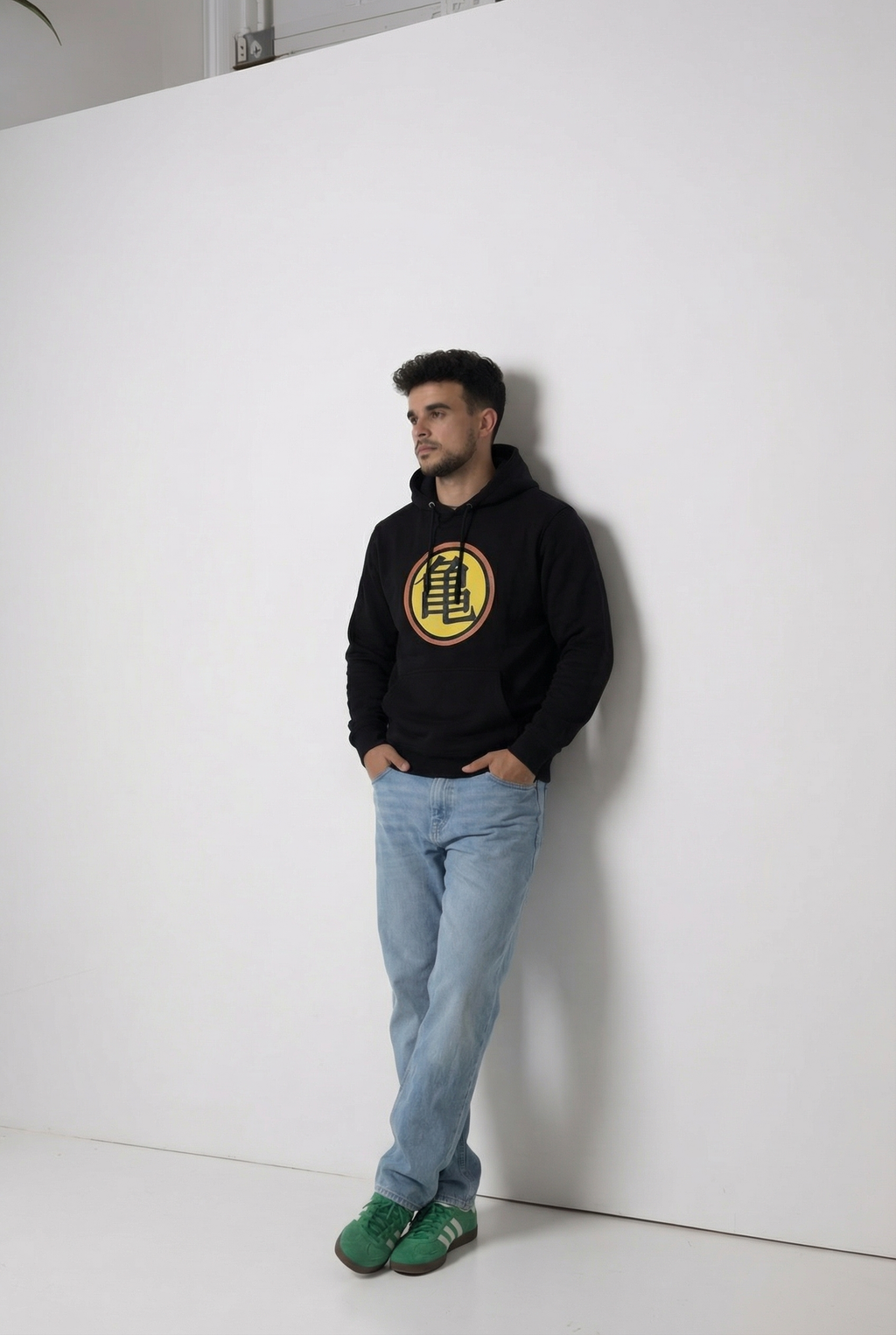 Sudadera Premium Dragon Ball - Símbolo Kame Negro