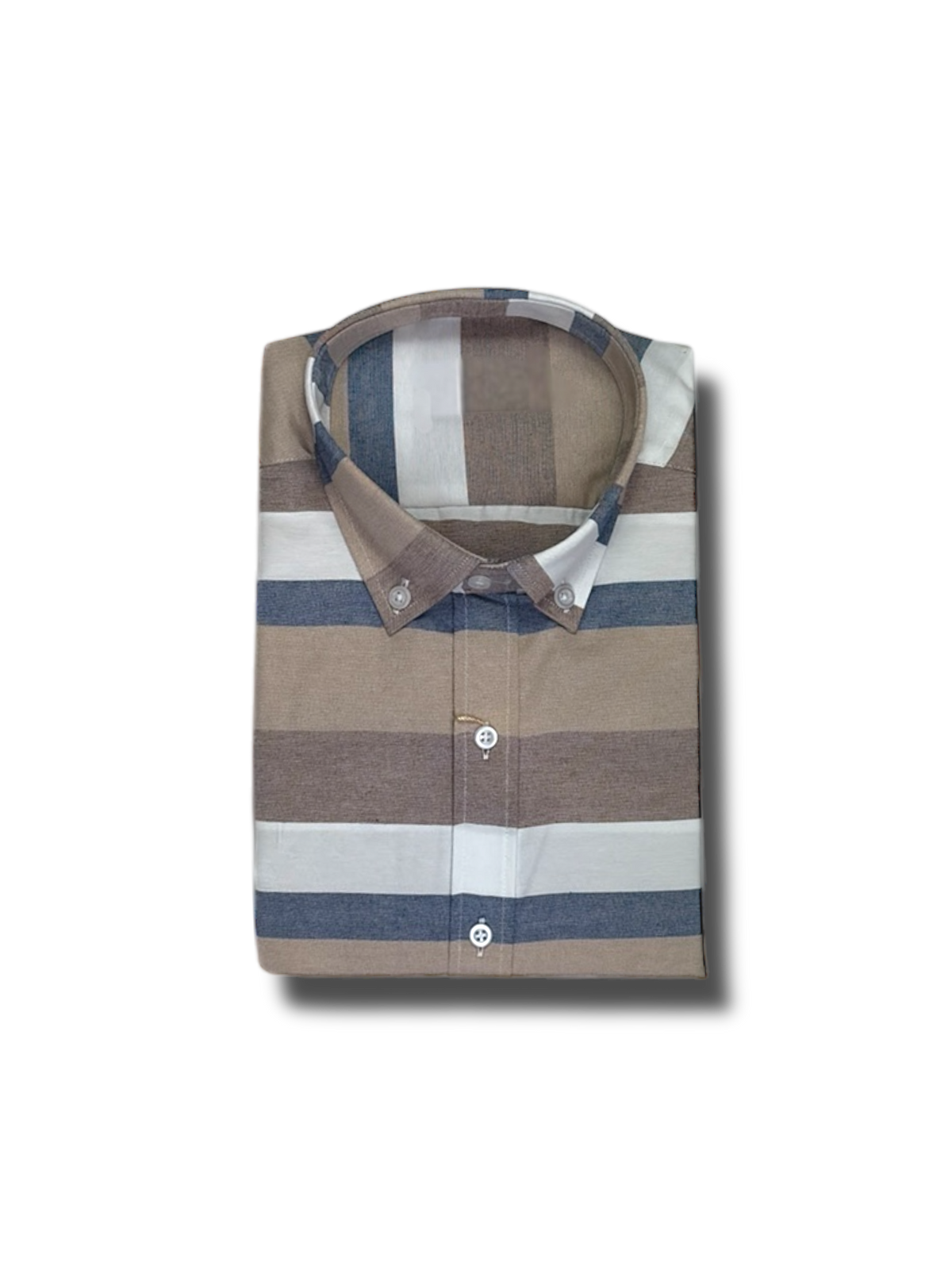 Camisa Capitán Stripe Marron