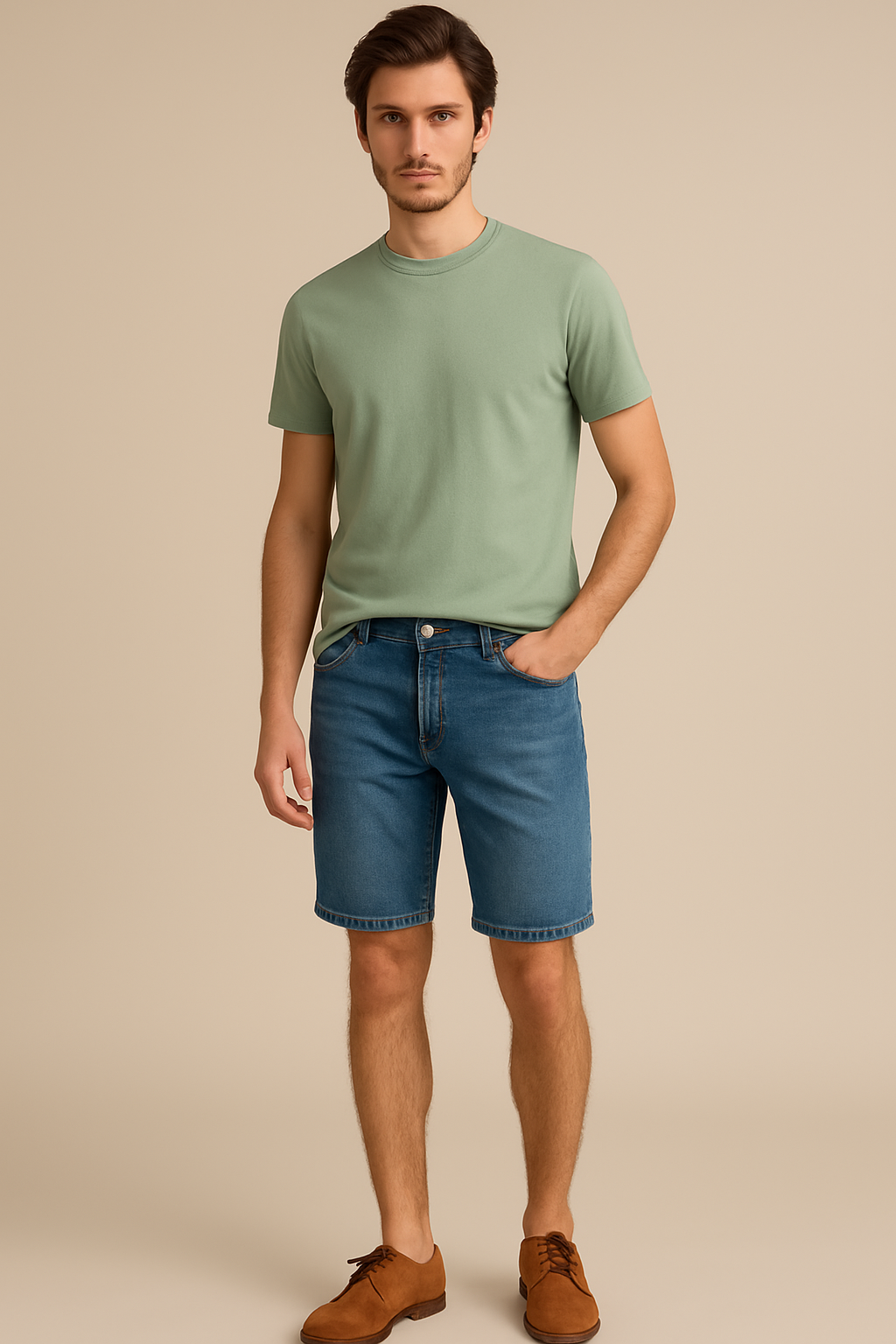 Camiseta Básica de Algodón