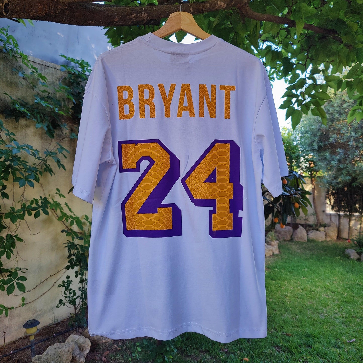 Camiseta Oversized Lakers Blanco - DUCCA