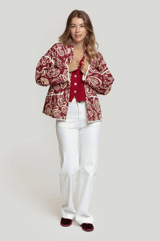 Chaqueta Estampa Elegante