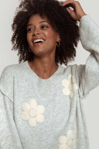 Jersey Armonías Bouquet - DUCCA Jersey Mujer Beige / Talla única DUCCA