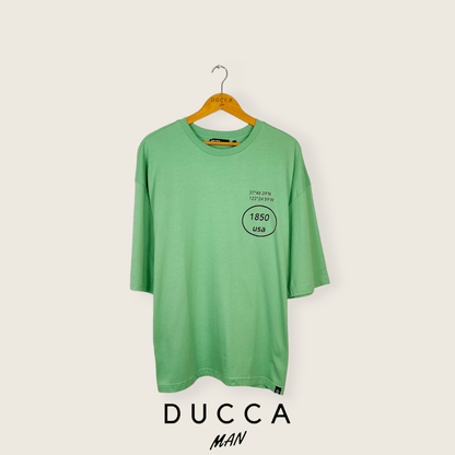 Camiseta Oversized San Francisco Verde - DUCCA