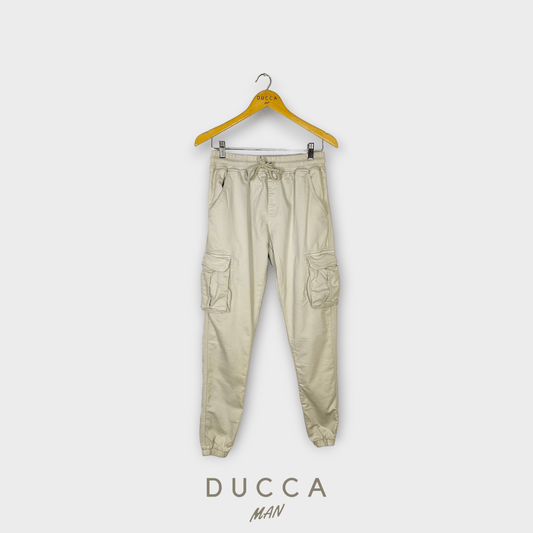 Cargo Jogger - DUCCA Pantalones Hombre 38 / Beige DUCCA