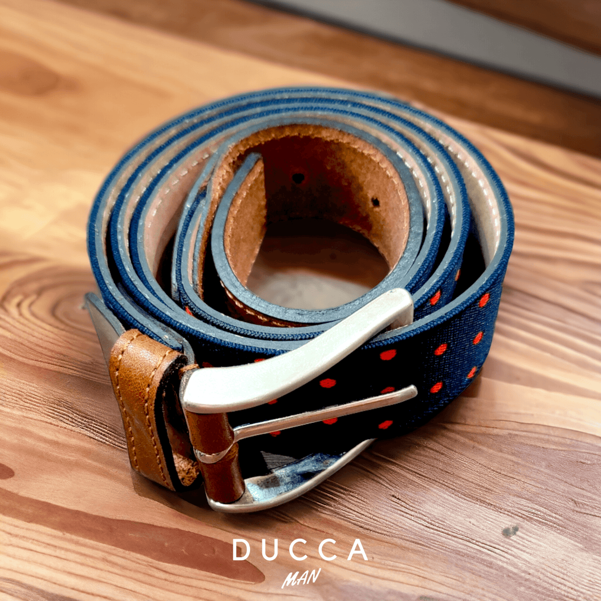 Cinturón Lunares - DUCCA Lunares Rojos / 95 CM DUCCA