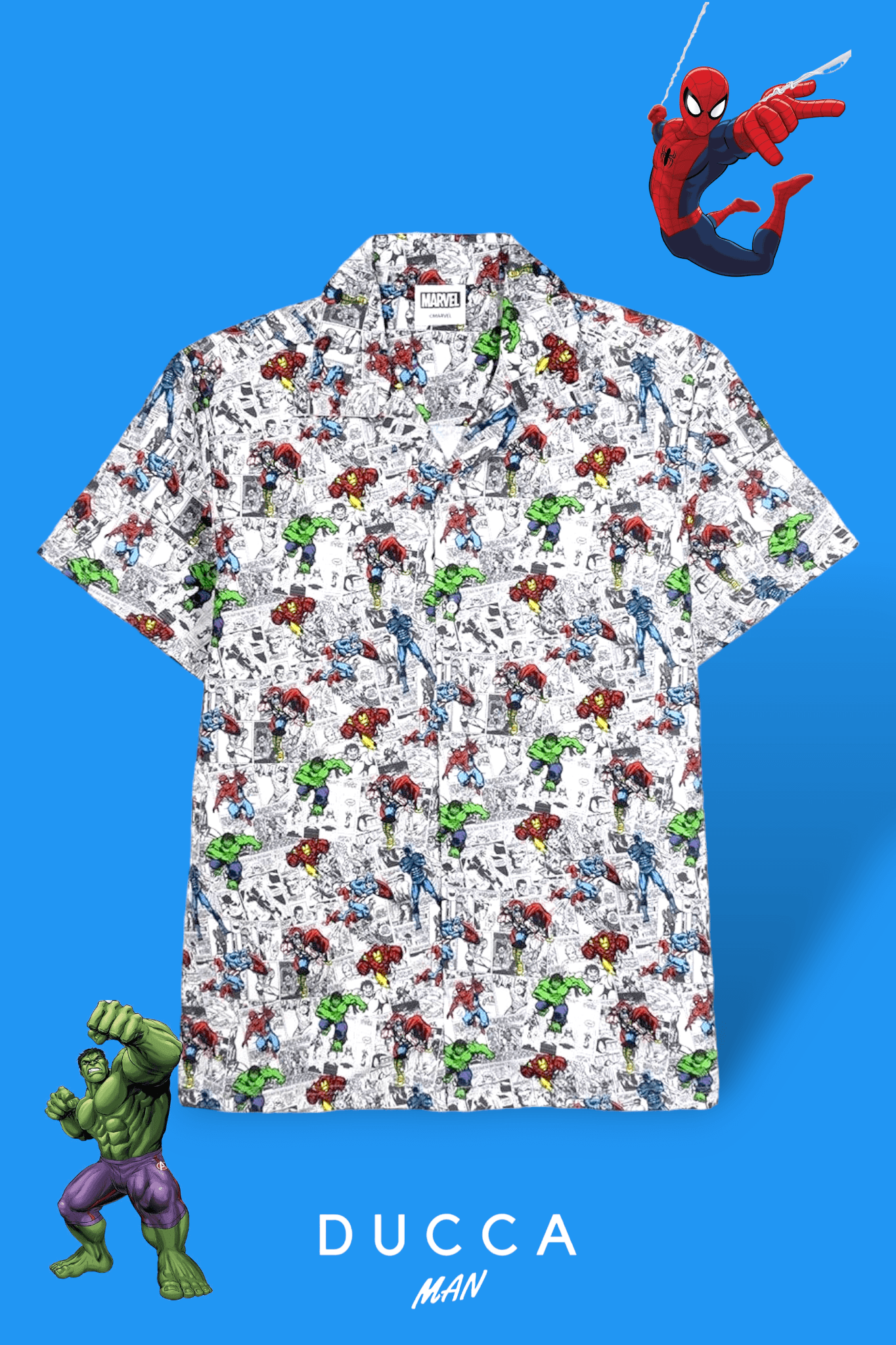 Camisa Hawaiana Vengadores - DUCCA S DUCCA