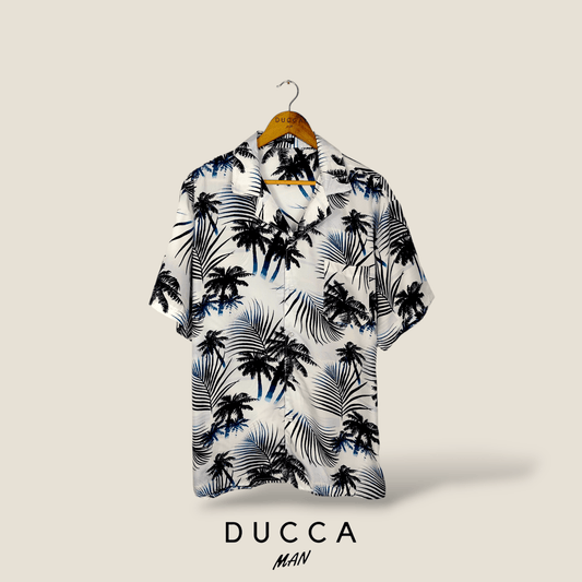 Camisa Hawaiana Pacífico Nocturno - DUCCA