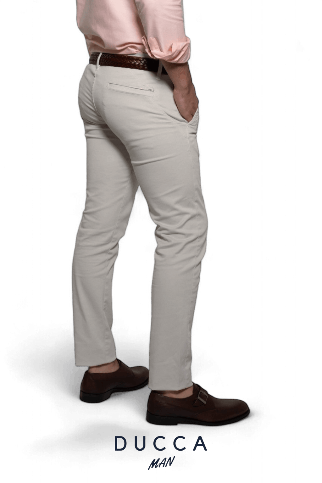 Pantalón Chino French Bulldog - DUCCA Pantalones Hombre 36 / Negro DUCCA