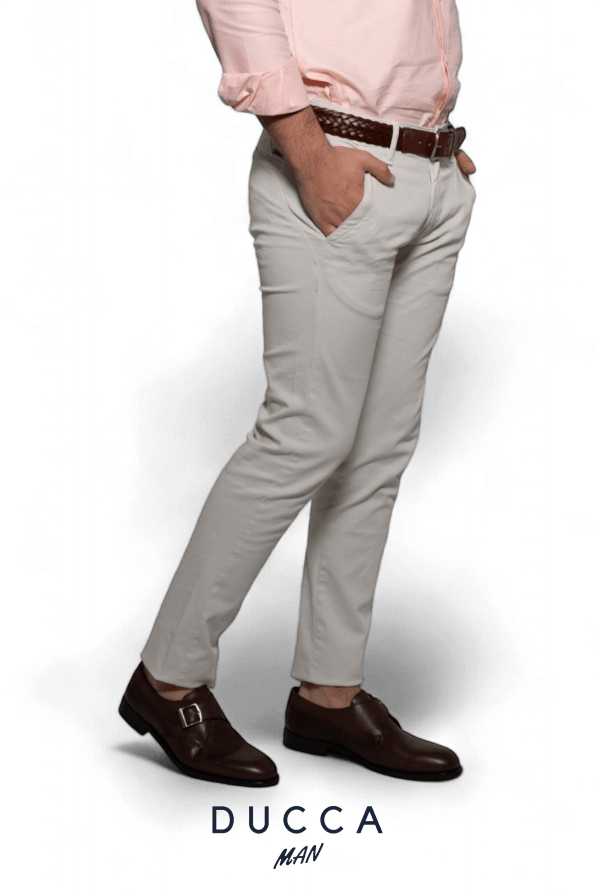 Pantalón Chino French Bulldog - DUCCA Pantalones Hombre 36 / Negro DUCCA