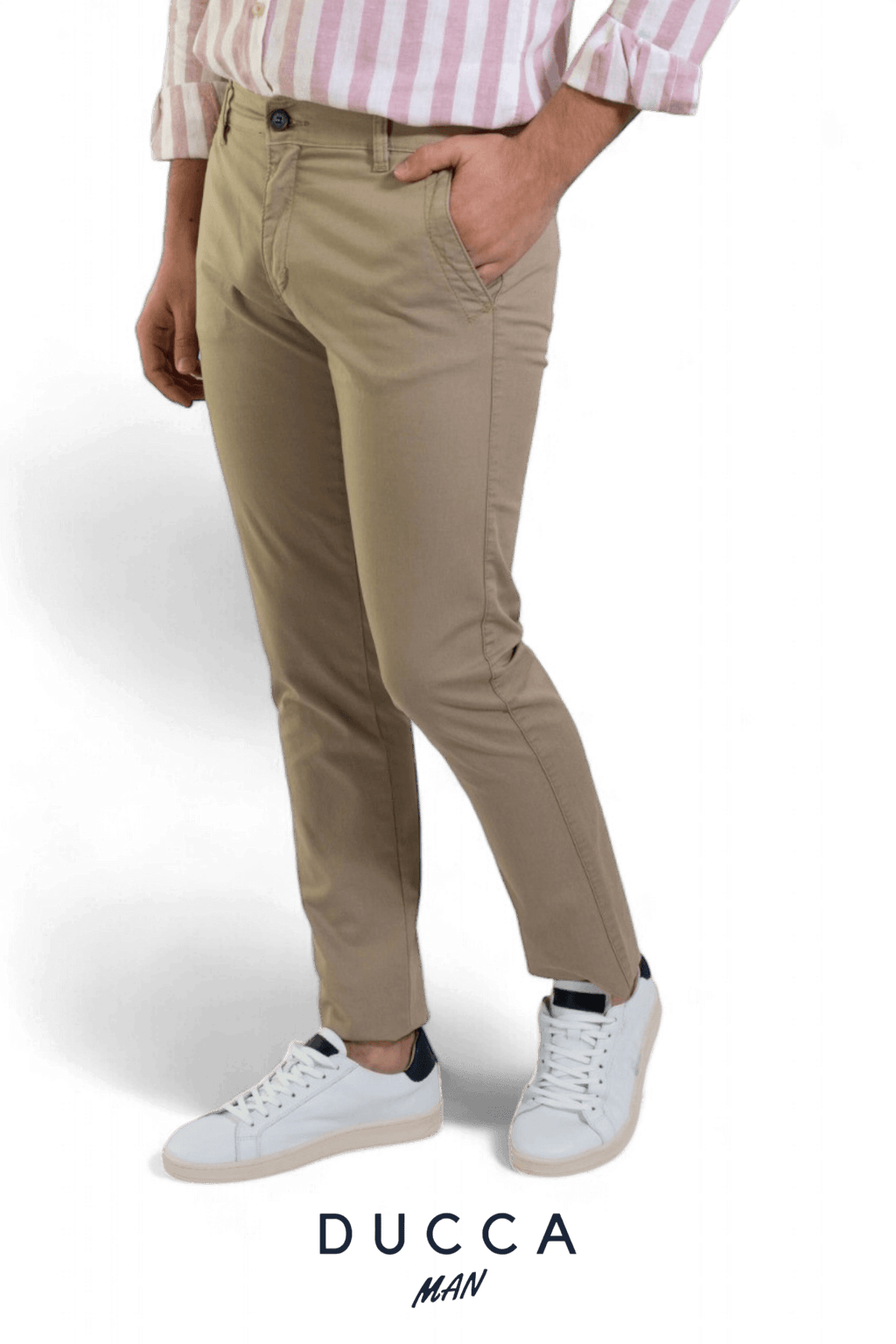 Pantalón Chino French Bulldog - DUCCA Pantalones Hombre 36 / Negro DUCCA