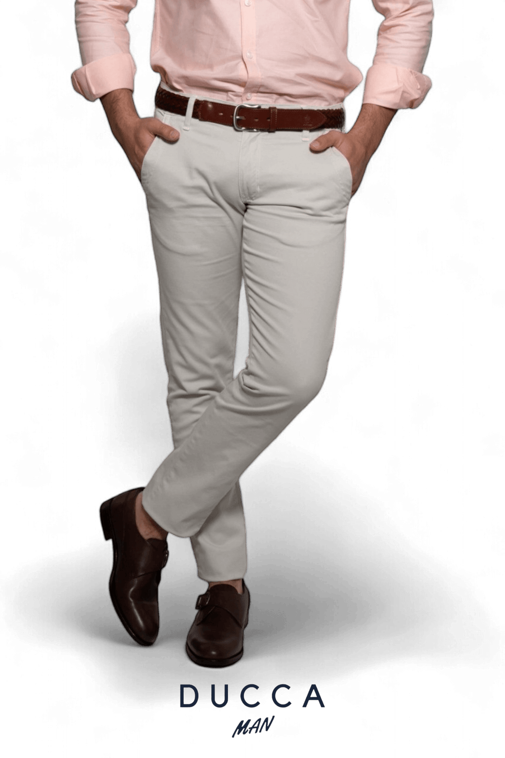 Pantalón Chino French Bulldog - DUCCA Pantalones Hombre 36 / Negro DUCCA