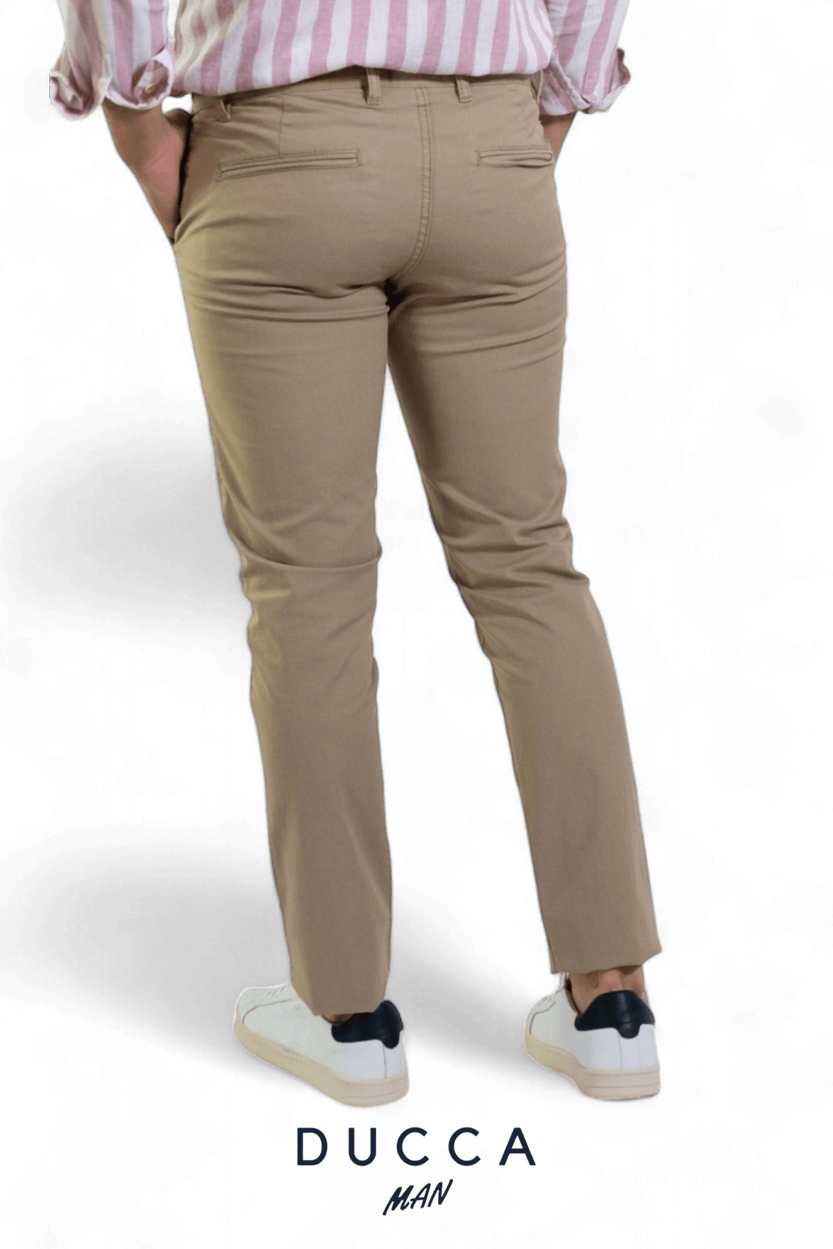 Pantalón Chino French Bulldog - DUCCA Pantalones Hombre 36 / Negro DUCCA
