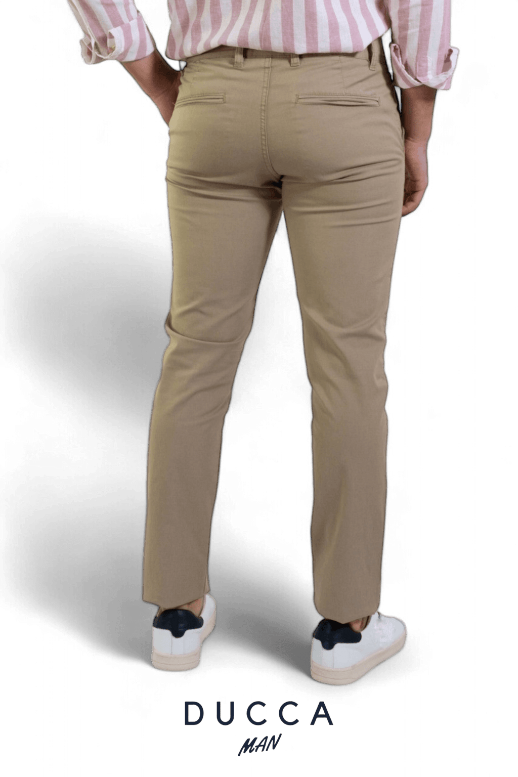 Pantalón Chino French Bulldog - DUCCA Pantalones Hombre 36 / Negro DUCCA