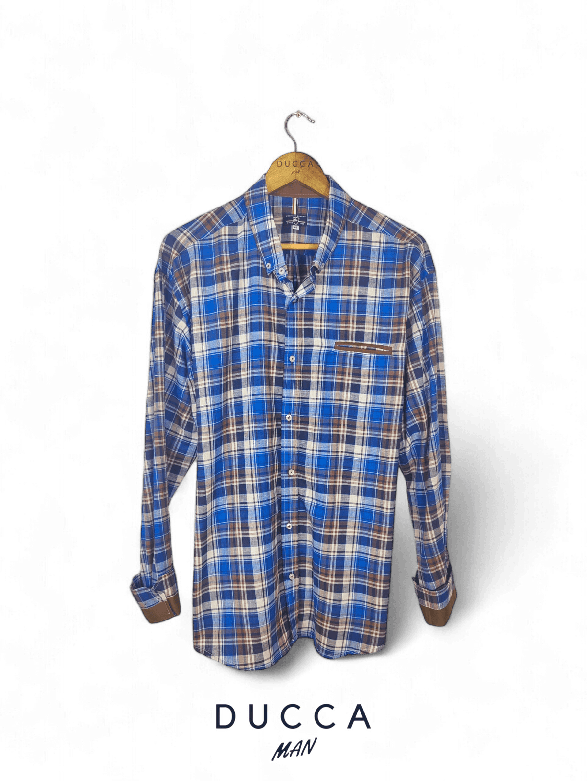 Camisa Río y Roble - DUCCA Camisas Hombre 40 DUCCA