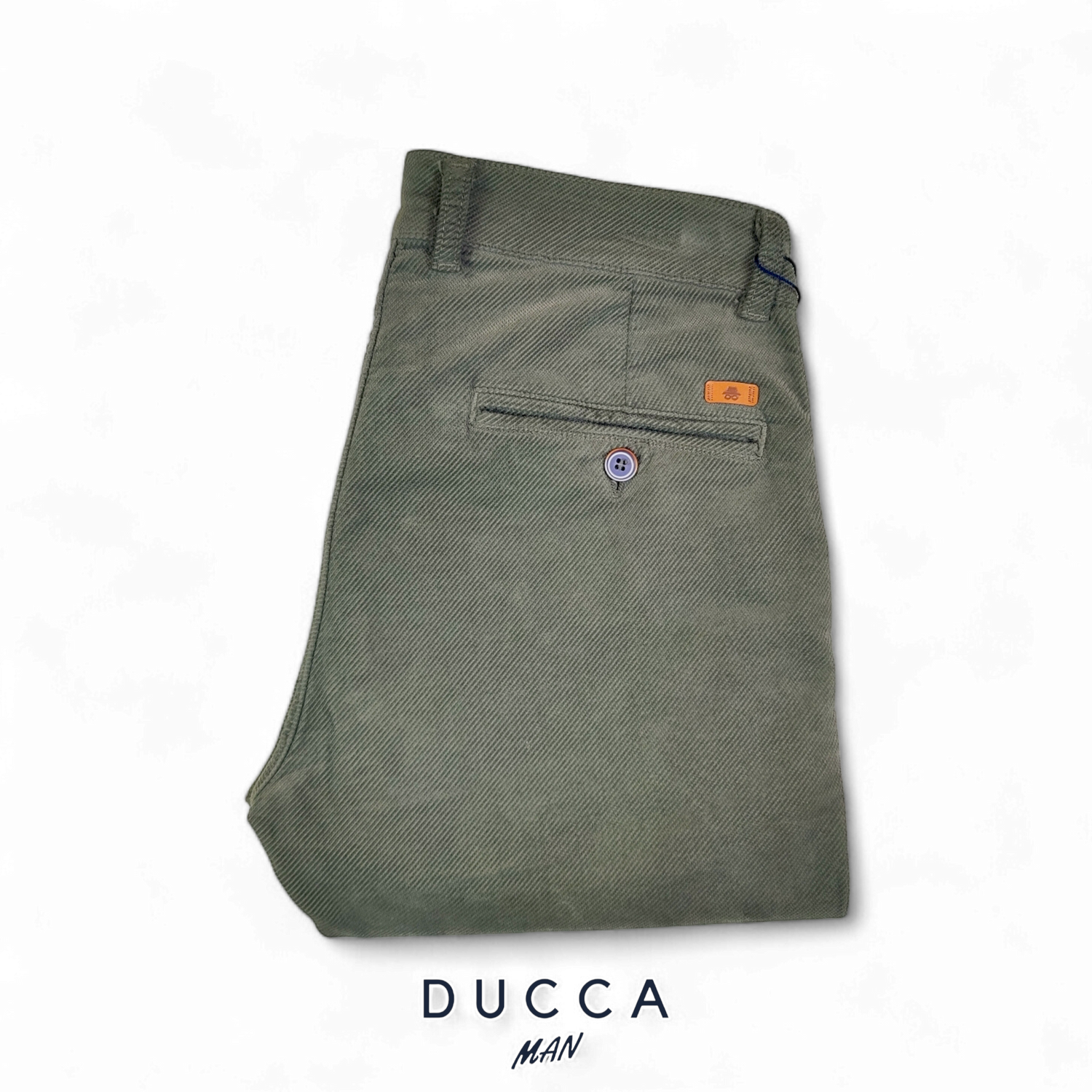 Pantalón Chino Pana Diagonal - DUCCA 38 / Verde Caqui DUCCA