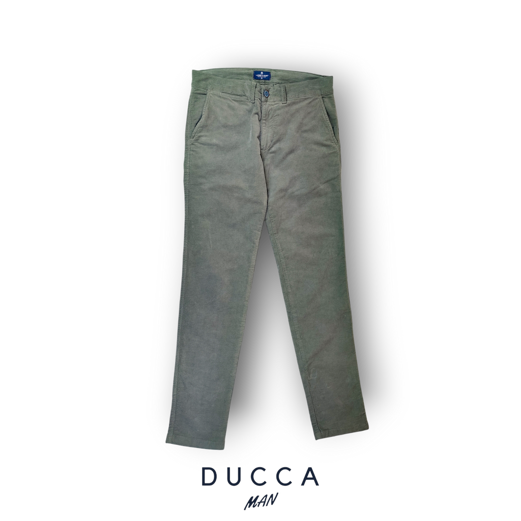 Pantalón Chino Pana Diagonal - DUCCA 38 / Verde Caqui DUCCA