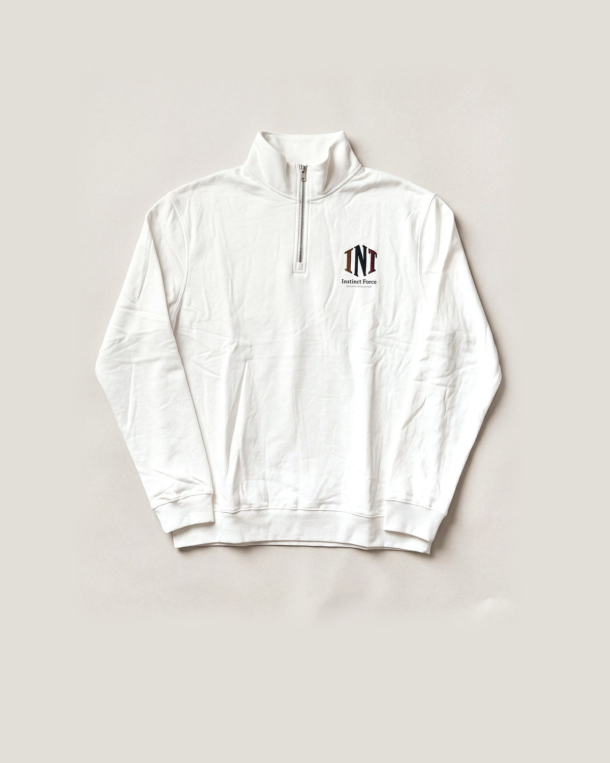 Sudadera Alba blanco, flat lay