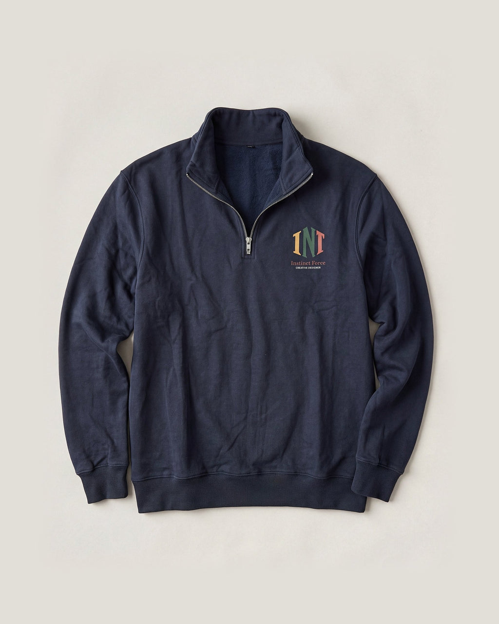 Sudadera Alba marino, flat lay