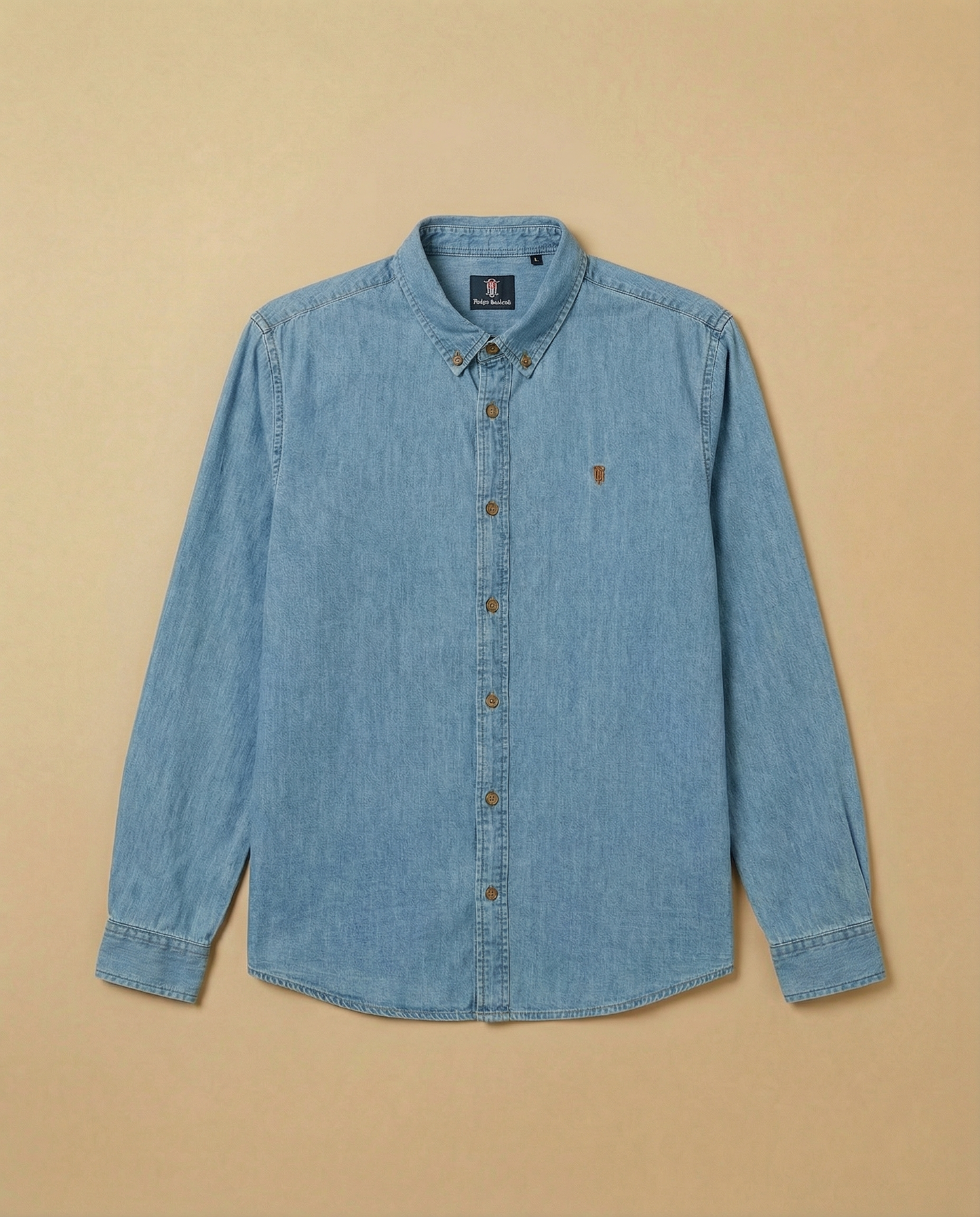 Camisa Oxford Regular Fit Classic Denim