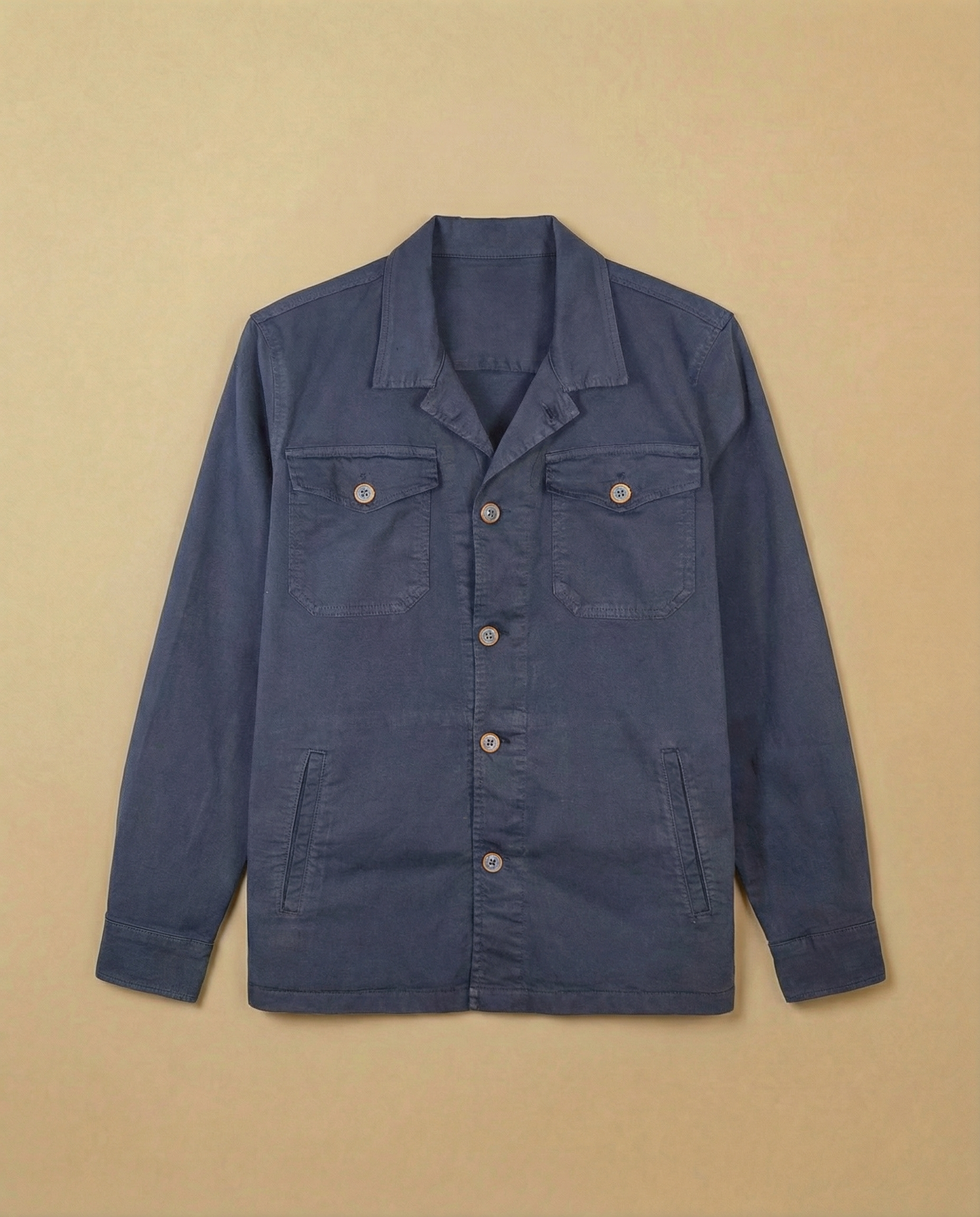 Sobrecamisa Cuatro Cierres Marino