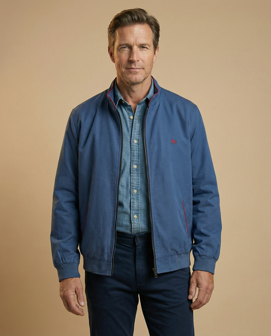 Bomber Esencia Ibérica Azul- Hecha en España