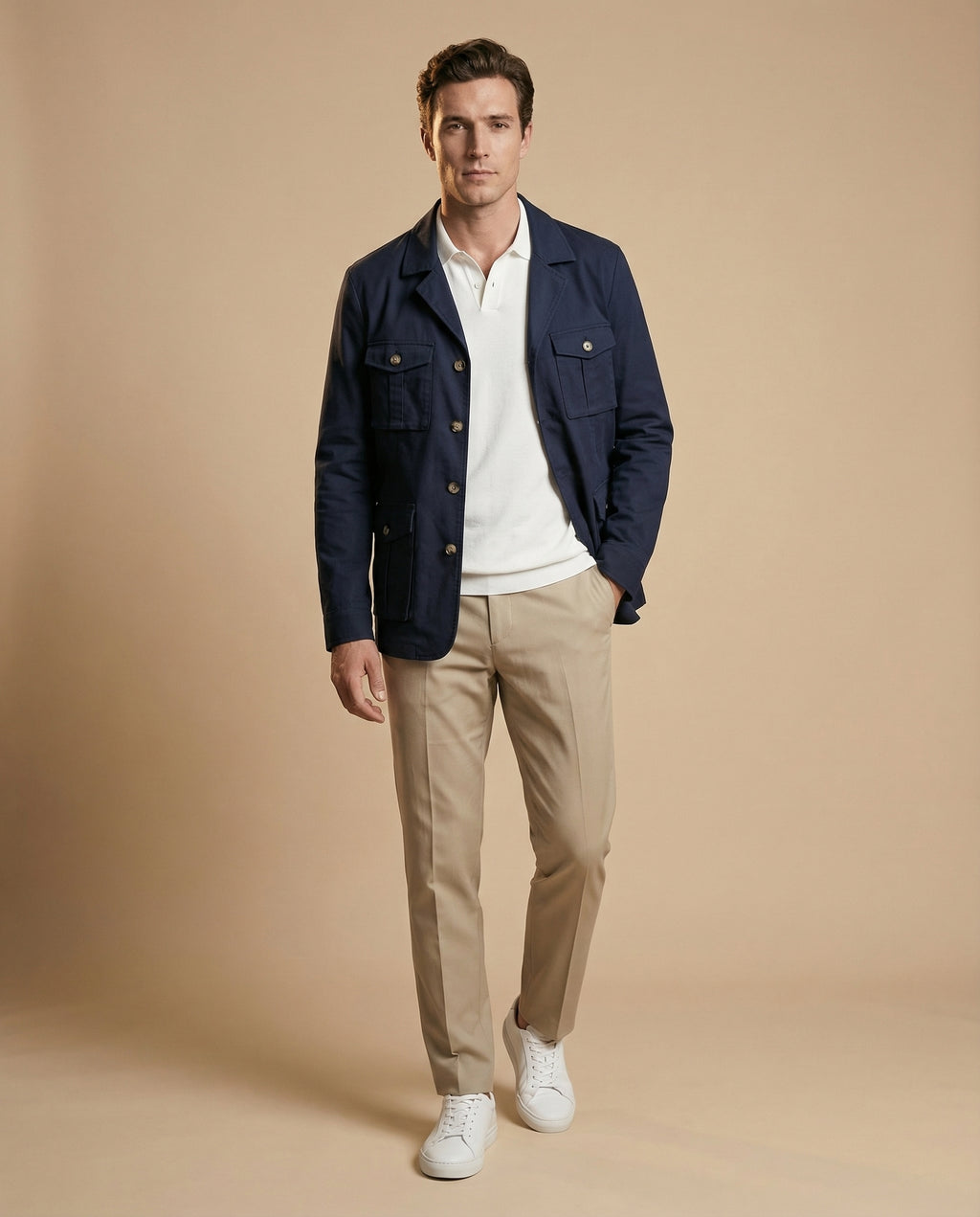 Chaqueta Sahara Marino