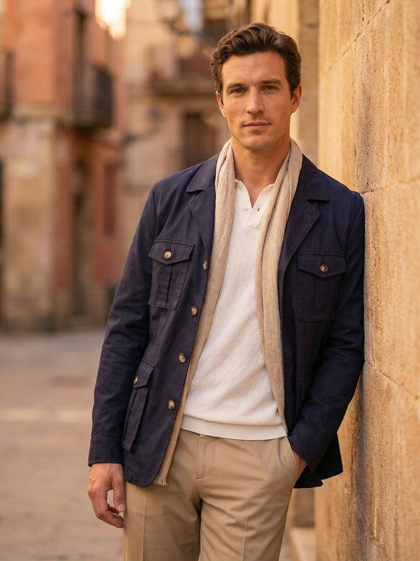 Chaqueta Sahara Marino